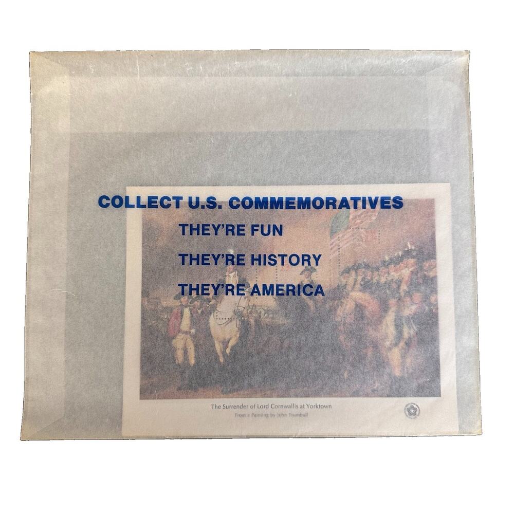 US Stamps Vintage Lot of 4 Souvenir Sheets American Bicentennial